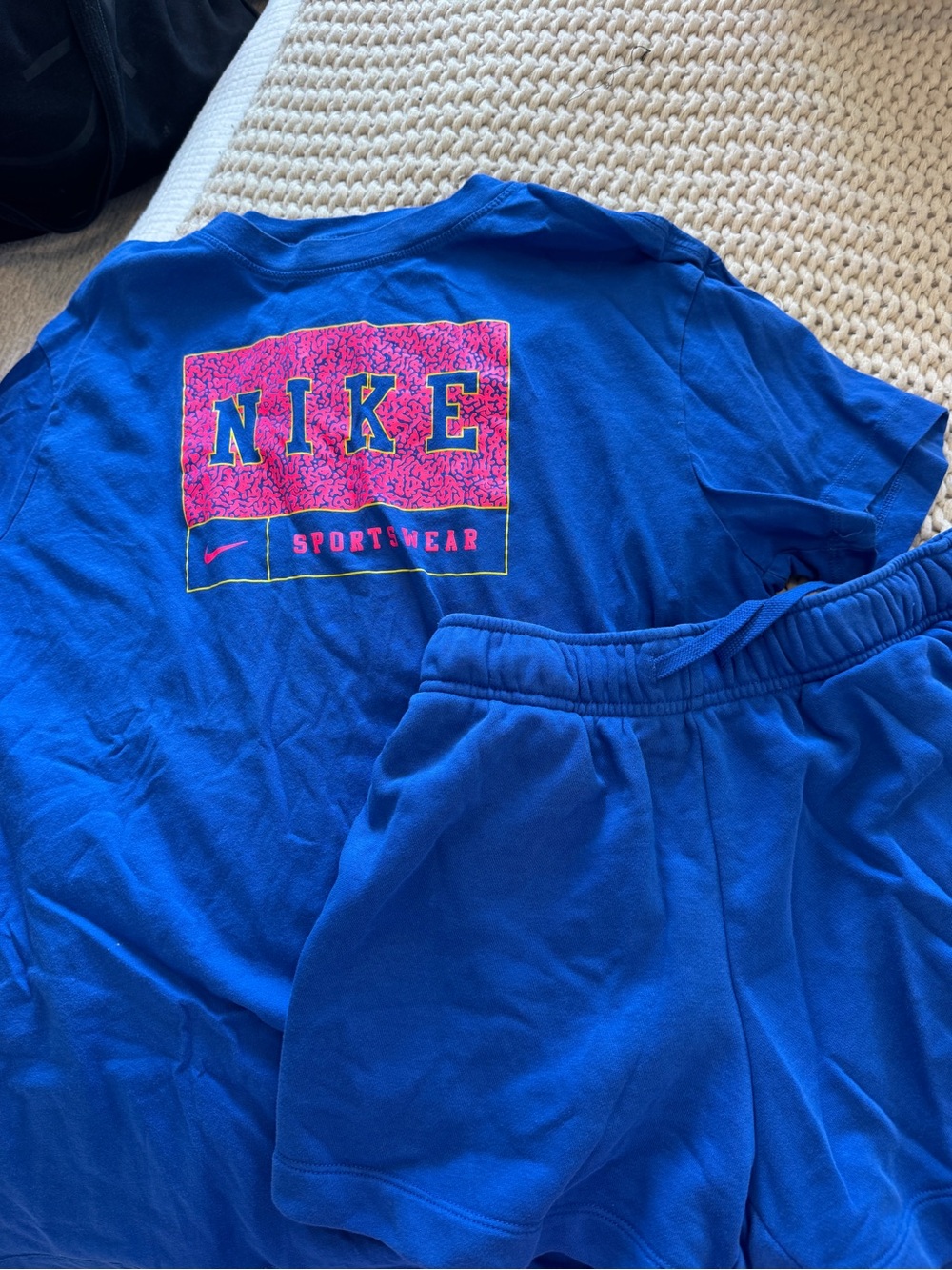Nike short and tee shirt set